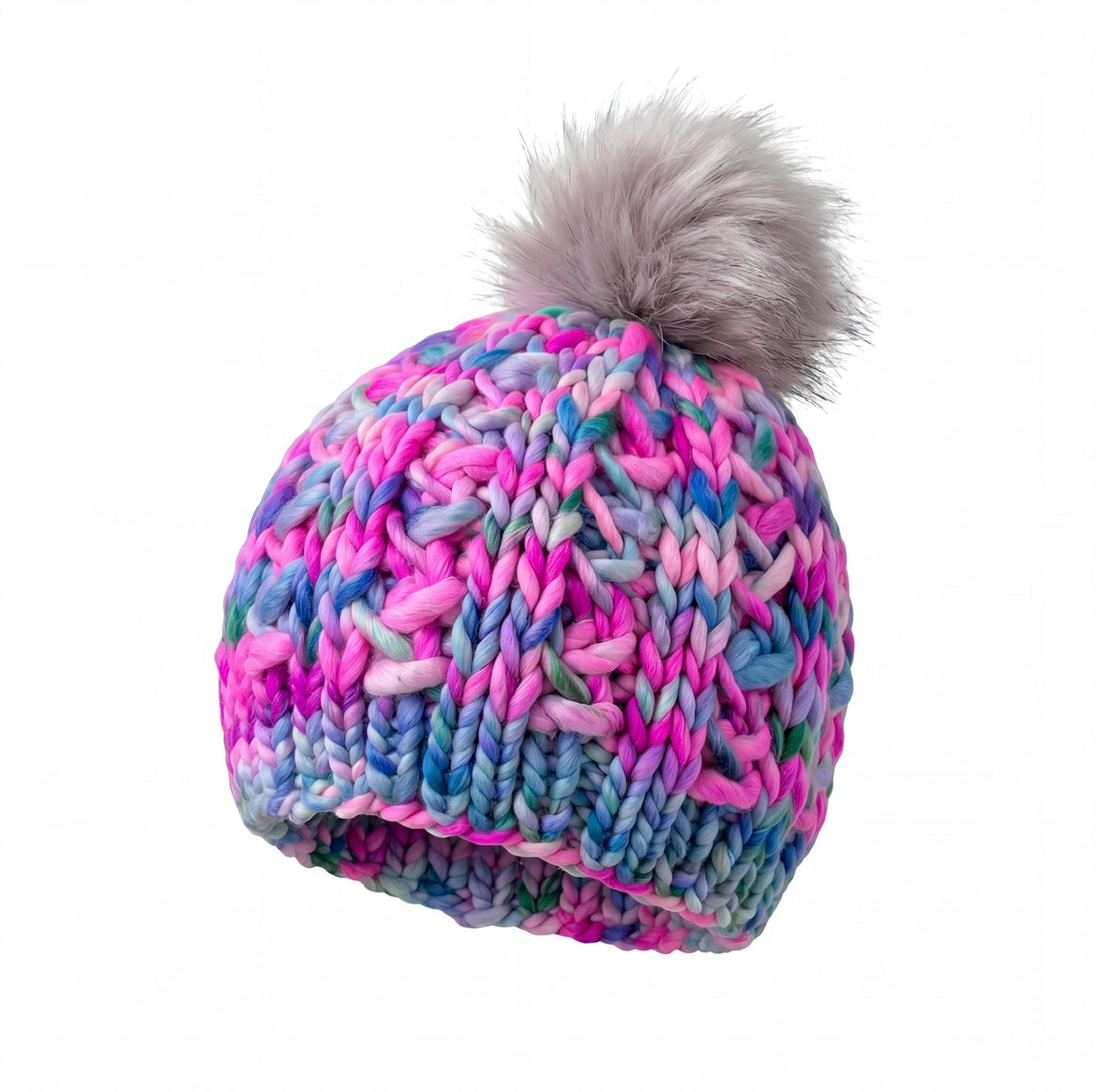Chunky Knit Merino Wool Beanie- wind 'n' sails