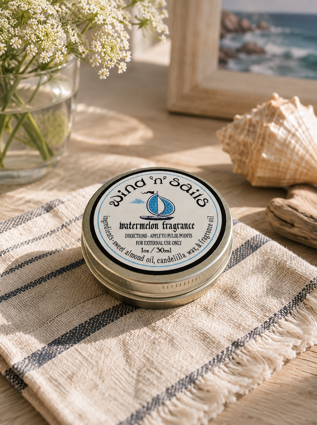Watermelon Solid Cologne- wind 'n' sails