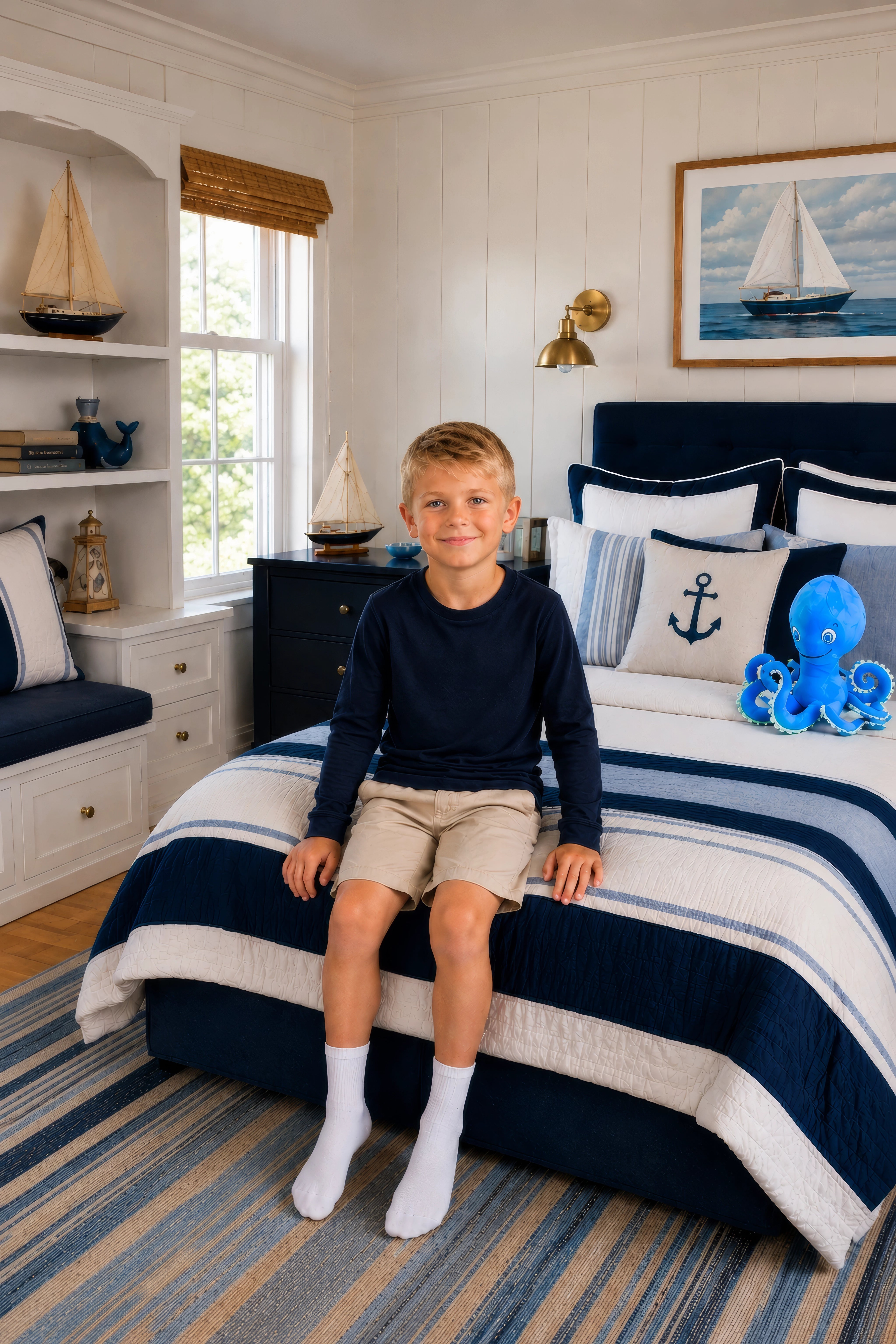 Youth Luxury Combed Cotton Socks