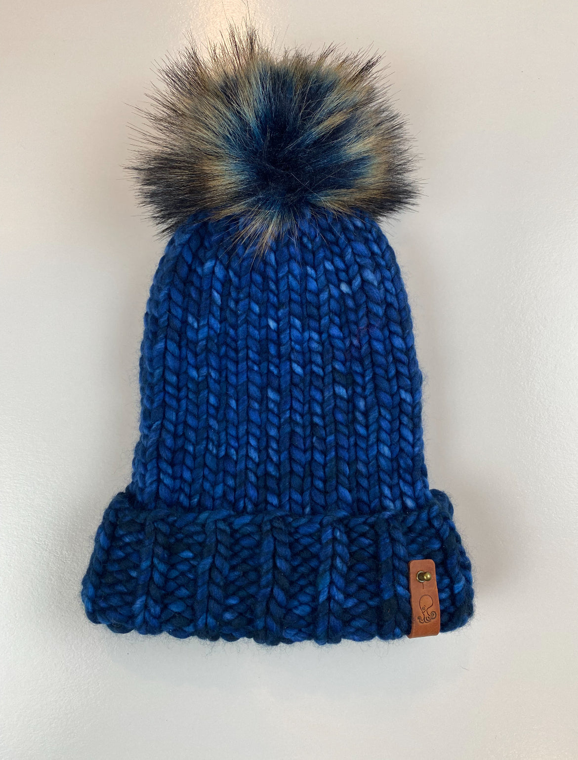 Blue Wave Merino Wool Beanie- wind 'n' sails