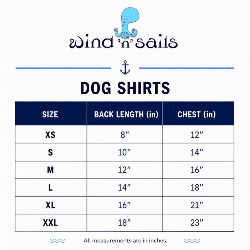 Dog Shirts - 2pk- wind 'n' sails