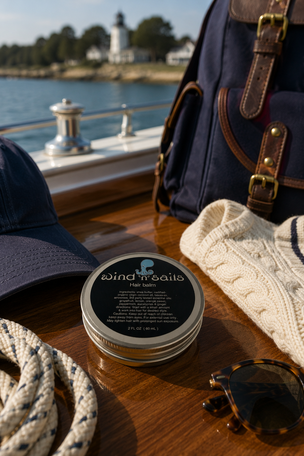 Atlantic Hair Balm- wind 'n' sails