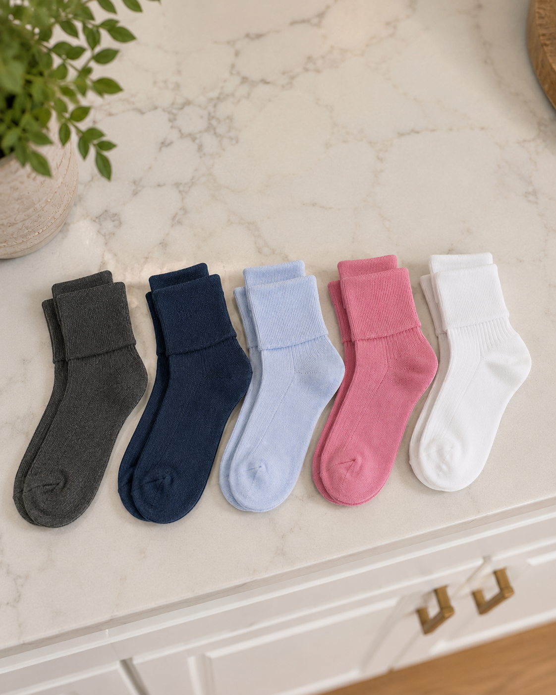 Youth Luxury Combed Cotton Socks- wind 'n' sails