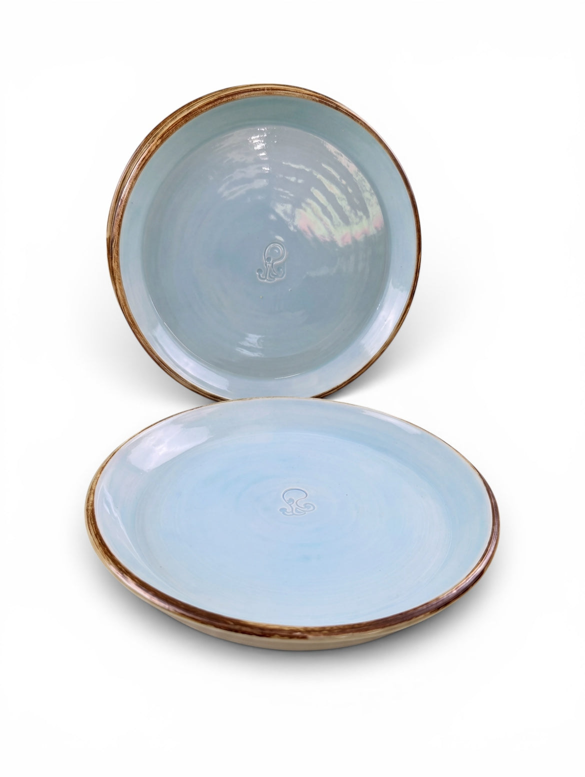 Stoneware Plate- wind 'n' sails
