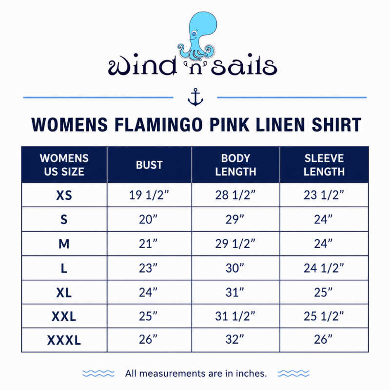 Women's Flamingo Pink Linen Shirt- wind 'n' sails
