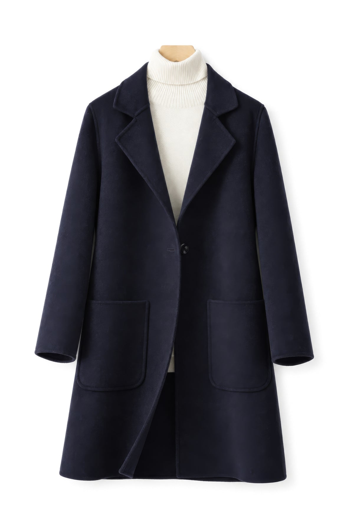 Wool Mid-Length Coat